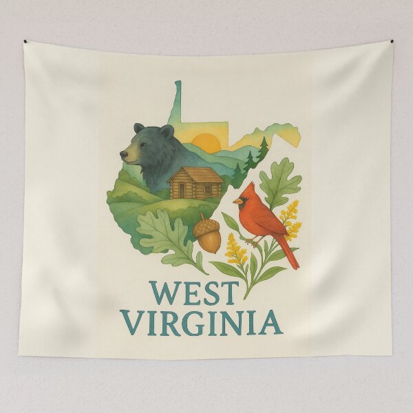 Item preview, West Virginia designed and sold by Dream Whimspirations.