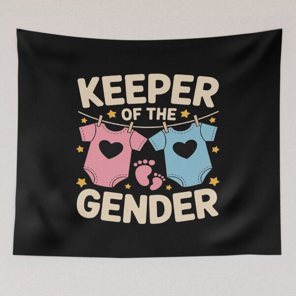 Item preview, Keeper of the Gender Funny Gender Reveal Party Boy Or Girl designed and sold by GasVille.