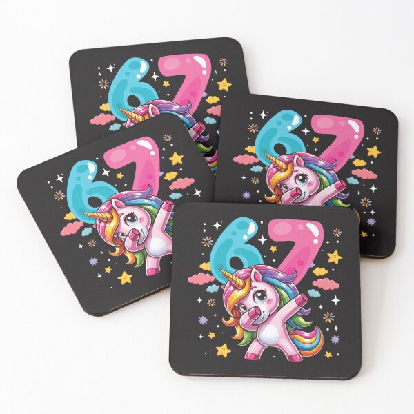 Item preview, 67 Meme Unicornio para Chicas Seis Siete Cerebro Roto Divertido Tendencia designed and sold by SchoebenIllijah.