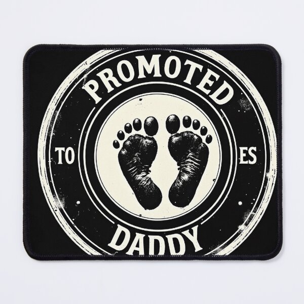 Item preview, Promoted to Daddy, New Father, First Time Dad, Dark designed and sold by Huskyyy Designs.