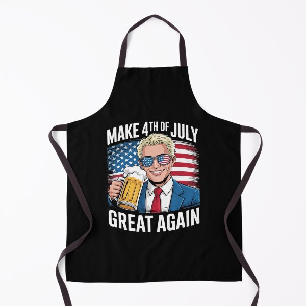 Item preview, Trump Make 4th of July Great Again Men Drinking Beer  designed and sold by RsFilsingerArt.