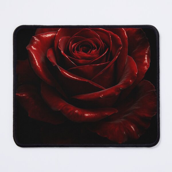 Aperçu de l'œuvre Red Rose Bloom – Elegant Floral Art créée et vendue par WhimsyHeartCrafts - TonnyFroyen.com.