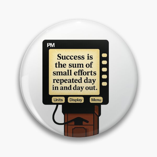 Item preview, Success Is the Sum — Motivational Rowing Monitor Quote Art designed and sold by RowingMerch.