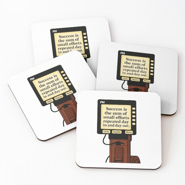 Item preview, Success Is the Sum — Motivational Rowing Monitor Quote Art designed and sold by RowingMerch.