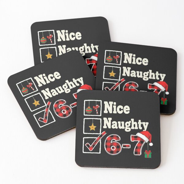 Item preview, 6-7 Meme Nice Naughty 67 Christmas Six Seven Brain Rot Funny designed and sold by SchoebenIllijah.