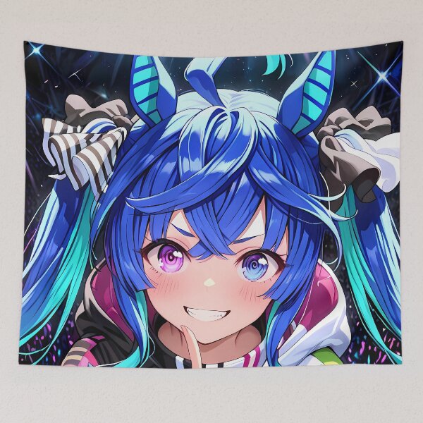 Item preview, Twin Turbo Uma Musume Pretty Derby Anime Girl Cheerful Idol Spotlight designed and sold by TorbenKuhano.