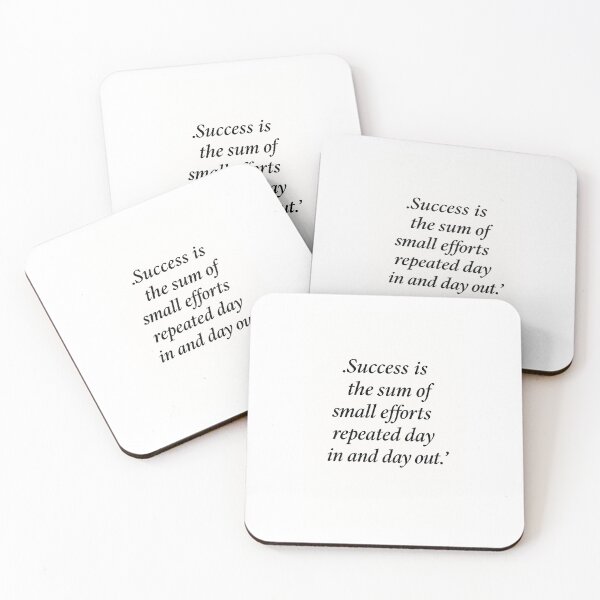 Item preview, Success Quote — Minimalist Italic Motivational Typography Poster designed and sold by RowingMerch.