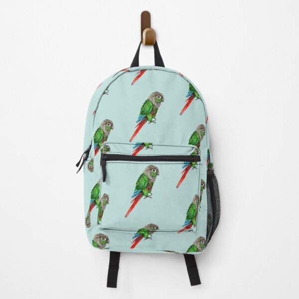 Item preview, A watercolor painting of a green cheeked conure designed and sold by Bwiselizzy.
