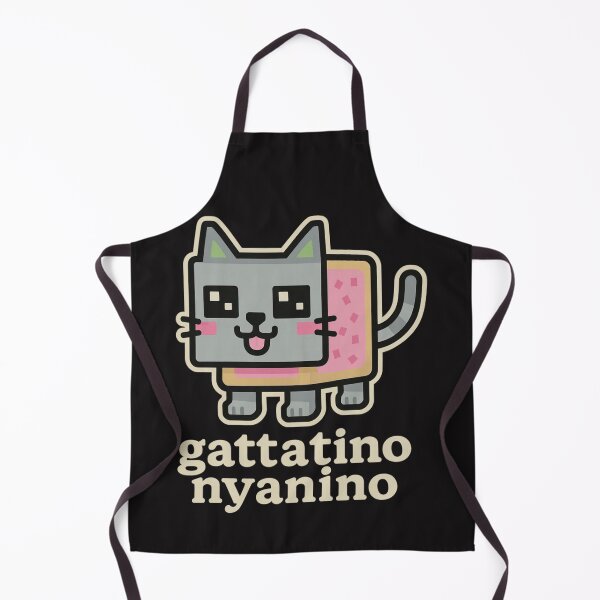 Aperçu de l'œuvre Gattatino Nyanino Chat drôle Brainrot Gamer Meme Culture Internet créée et vendue par SchoebenIllijah.