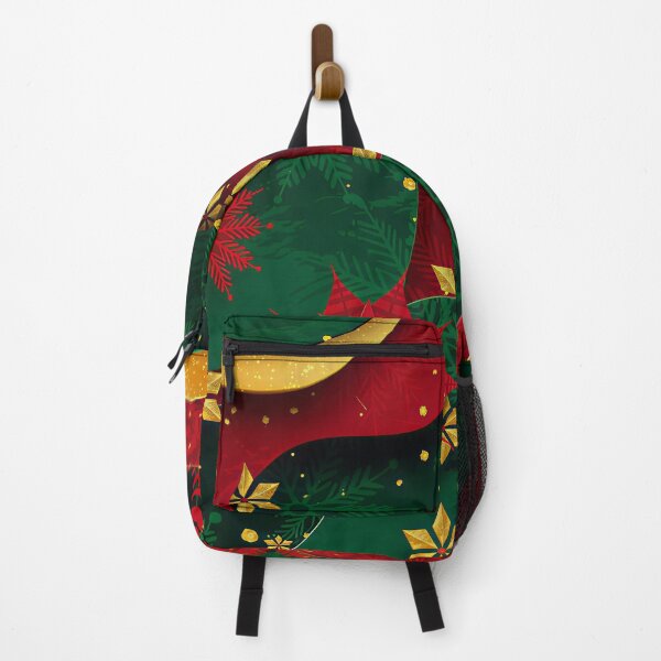 Item preview, Vibrant Christmas Paper Background: Digital Illustration of Ruby Red, Emerald Green & Gold Overlapping Layers designed and sold by ZyxDes.