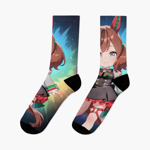 Item preview, Nice Nature Uma Musume Pretty Derby Chibi Kawaii Rainbow Anime Design designed and sold by TorbenKuhano.