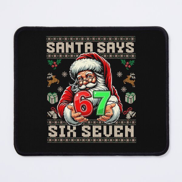Item preview, Six Santa Happy Claus Seven Says Bruh Santa Retro Holiday designed and sold by ChadnoSmith.
