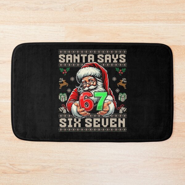 Item preview, Six Santa Happy Claus Seven Says Bruh Santa Retro Holiday designed and sold by ChadnoSmith.