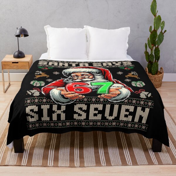 Item preview, Six Santa Happy Claus Seven Says Bruh Santa Retro Holiday designed and sold by ChadnoSmith.