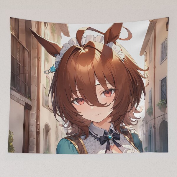 Item preview, Agnes Tachyon Bright Stroll Uma Musume Pretty Derby Fantasy Style designed and sold by TorbenKuhano.