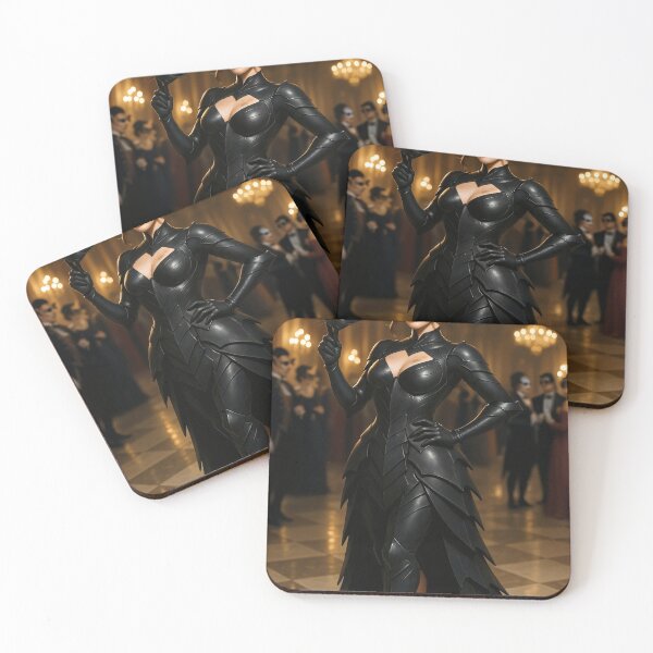 Item preview, Fortana Valentina black cat masquerade  designed and sold by CathryneDelamort.
