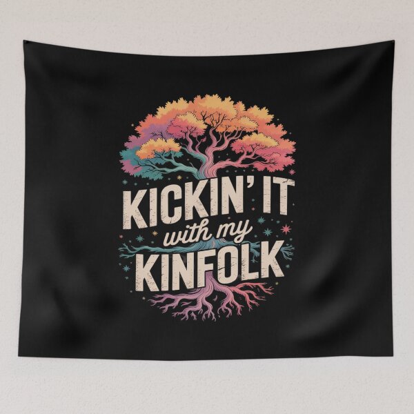Item preview, Kickin' It With My Kinfolk Family Reunion 2025 Matching Tree designed and sold by GasVille.