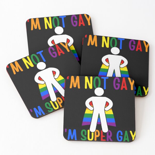 Item preview, I&x27;m Not Gay I&x27;m Super Gay LGBTQ Gay Pride LGBT designed and sold by swimrpbatzer.