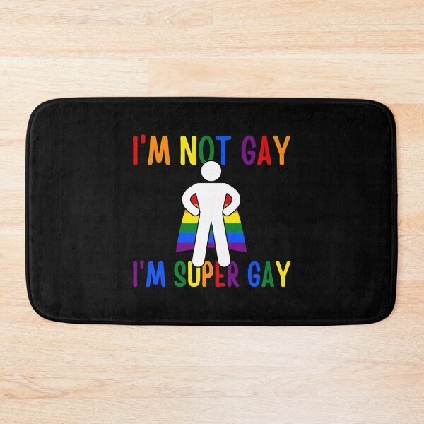 Item preview, I&x27;m Not Gay I&x27;m Super Gay LGBTQ Gay Pride LGBT designed and sold by swimrpbatzer.