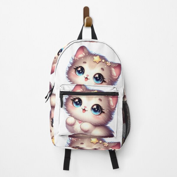 Item preview, Adorable Starry Cat with Flower Charm designed and sold by Meta Mirage .