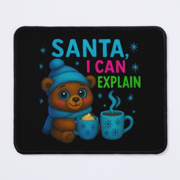 Item preview, Cute Bear Santa I Can Explain designed and sold by Liv Solara.