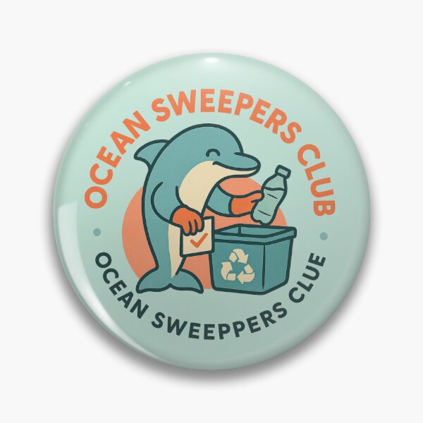 Item preview, Ocean Sweepers Club – Clean Seas, Happy Waves designed and sold by HelpHaha.