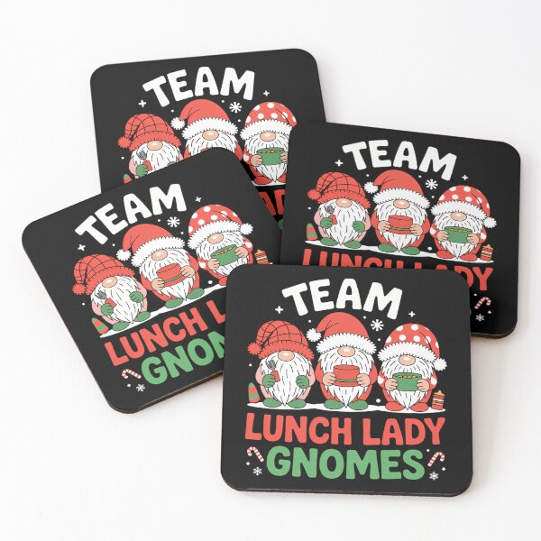 Item preview, Gnomes School Cafeteria Worker Christmas designed and sold by georgiaarsnal.
