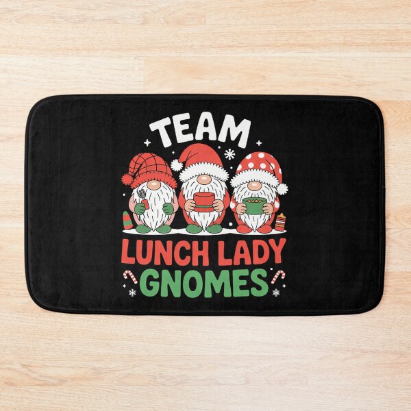 Item preview, Gnomes School Cafeteria Worker Christmas designed and sold by georgiaarsnal.