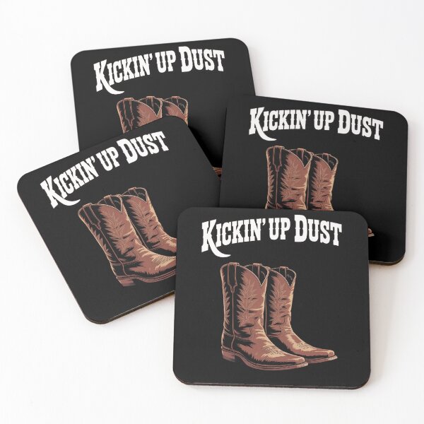 Item preview, Kickin' Up Dust Line Dancing Western Boots designed and sold by DetroitMug.