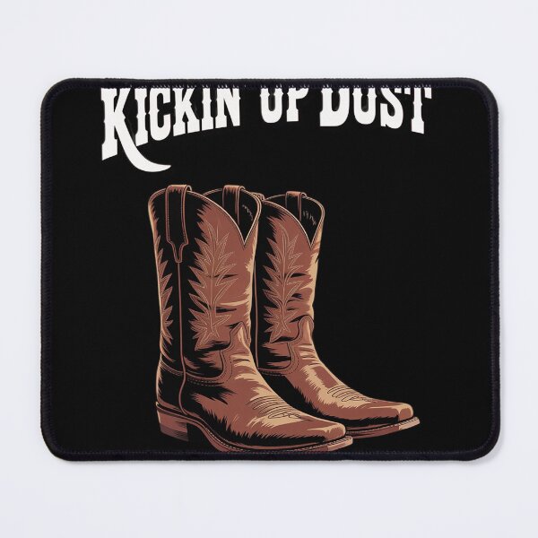 Item preview, Kickin' Up Dust Line Dancing Western Boots designed and sold by DetroitMug.