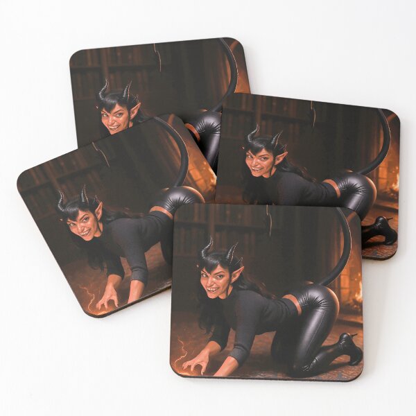 Item preview, Demoness in all fours black cat   designed and sold by CathryneDelamort.