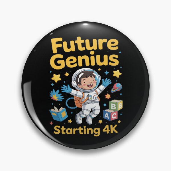 Item preview, Kids 4k Boys Back to School Astronaut Future Genius designed and sold by DetroitMug.