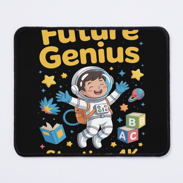 Item preview, Kids 4k Boys Back to School Astronaut Future Genius designed and sold by DetroitMug.