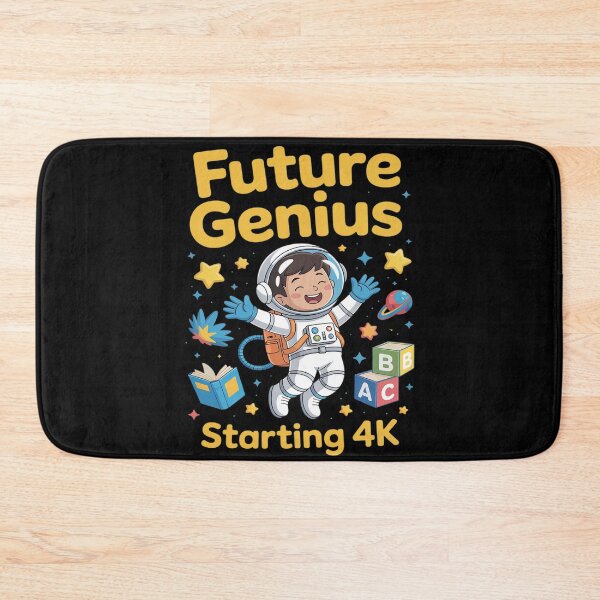Item preview, Kids 4k Boys Back to School Astronaut Future Genius designed and sold by DetroitMug.