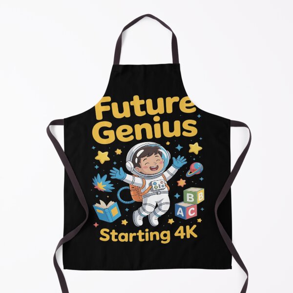 Item preview, Kids 4k Boys Back to School Astronaut Future Genius designed and sold by DetroitMug.