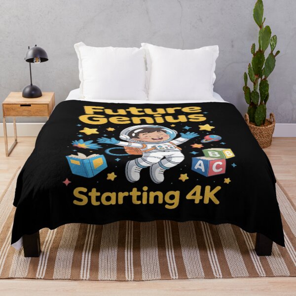 Item preview, Kids 4k Boys Back to School Astronaut Future Genius designed and sold by DetroitMug.
