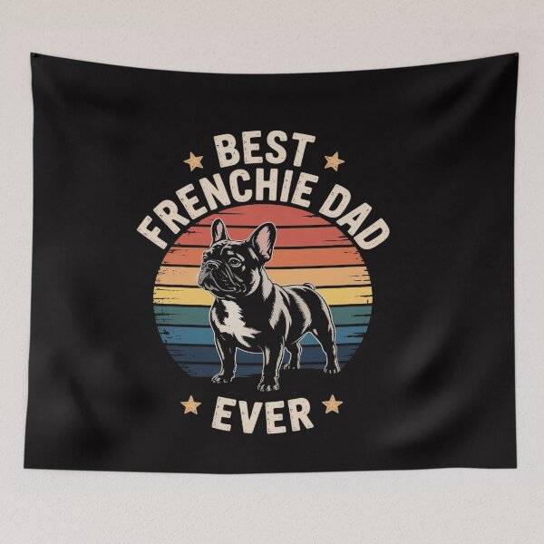 Item preview, Best Frenchie Dad Ever Daddy French Bulldog Dog Lover Owner Men designed and sold by ConceptThena.