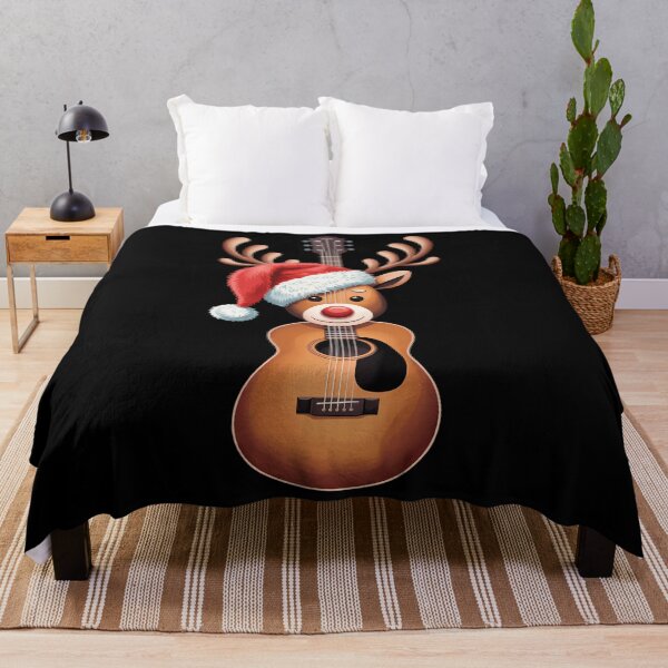 Item preview, Guitar Christmas Reindeer Music Instrument Rock Xmas designed and sold by georgiaarsnal.
