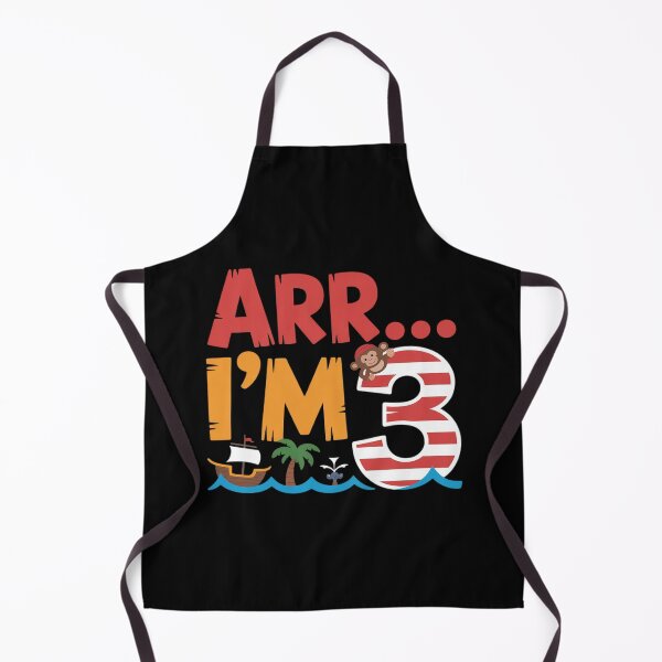 Item preview, Kids Aarhh I'm 3 Cool Pirate 3 Year Old Birthday Boy Party designed and sold by DetroitMug.