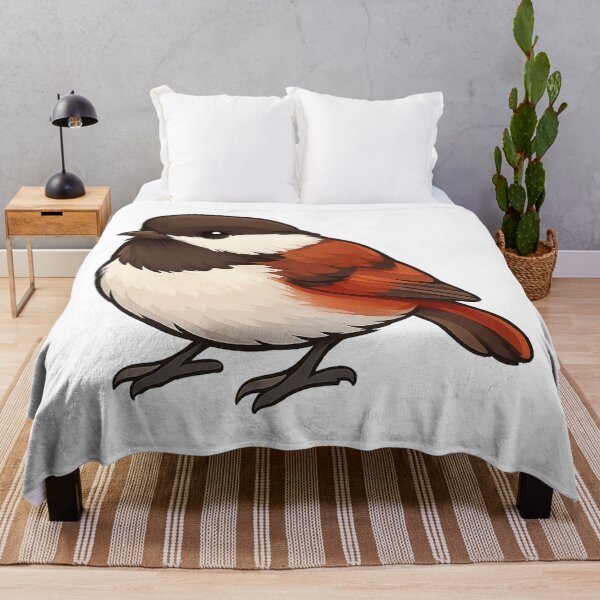 Item preview, Chestnut-backed Chickadee Bird designed and sold by TrieuArt.