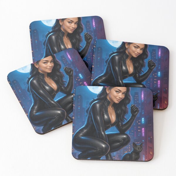 Item preview, Shanti Riveria latex bodysuit black cat  designed and sold by CathryneDelamort.