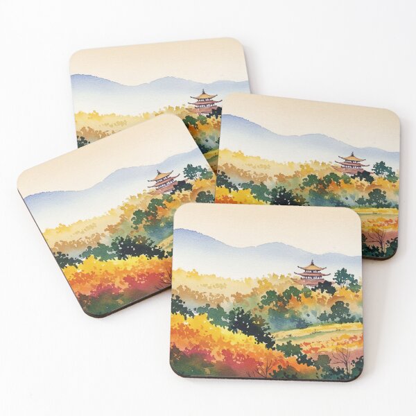 Item preview, Autumn mountain landscape designed and sold by Design4uStudio.