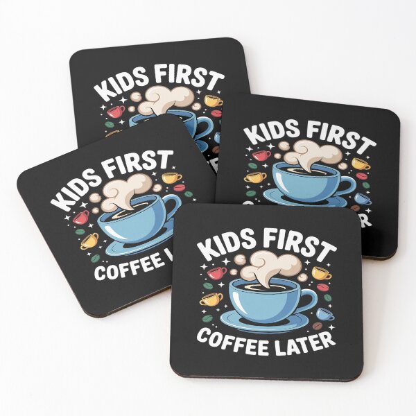 Item preview, Kids First Coffee Later Coffee mom apparel Mother's Day designed and sold by DetroitMug.