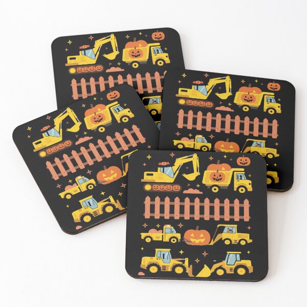 Item preview, Kids Halloween Construction Trucks Halloween Pumpkin Toddler Boys designed and sold by DetroitMug.
