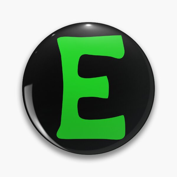 Item preview, Stylish 'E' Letter Sticker - Personalized Monogram Initial designed and sold by Minimum-Rage.