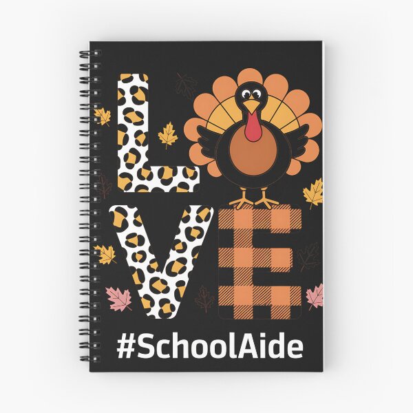 Item preview, School Aide Love Thanksgiving Leopard Turkey Autumn Fall designed and sold by LegendsArt75.