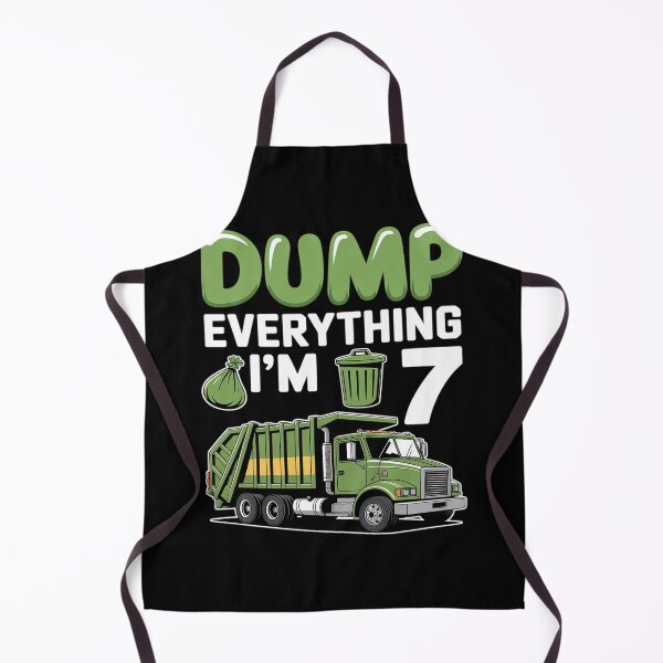 Item preview, Kids Recycling Trash 7 Year Old Garbage Truck 7th Birthday Boys designed and sold by DetroitMug.