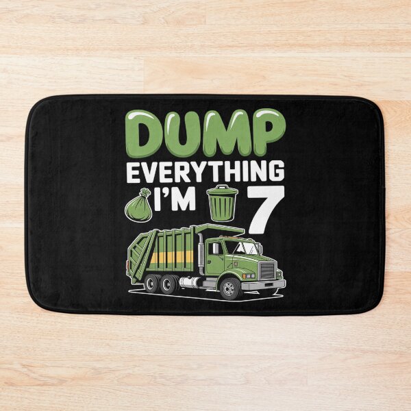 Item preview, Kids Recycling Trash 7 Year Old Garbage Truck 7th Birthday Boys designed and sold by DetroitMug.