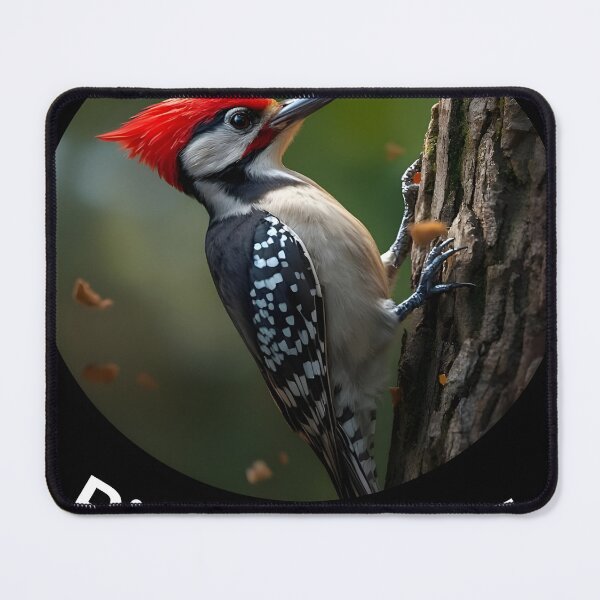 Item preview, “Realistic Binocular POV – Woodpecker Birding Graphic Tee” designed and sold by NatureNookTees.