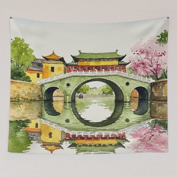 Item preview, Traditional Chinese landscape designed and sold by Design4uStudio.